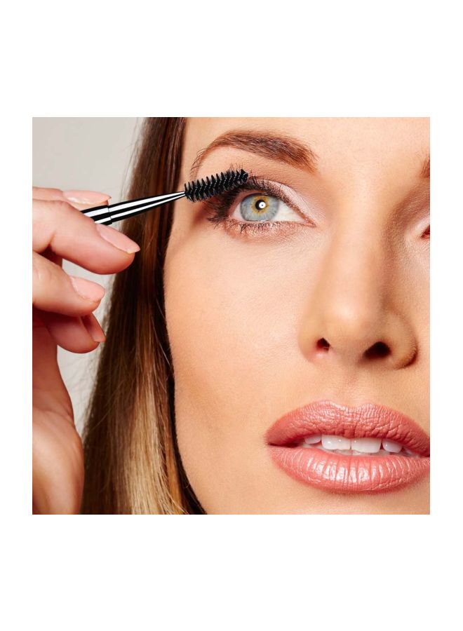 BTYMS 2-Piece Eyebrow Brush With Cap Set Clear/Black/Silver - Image 2