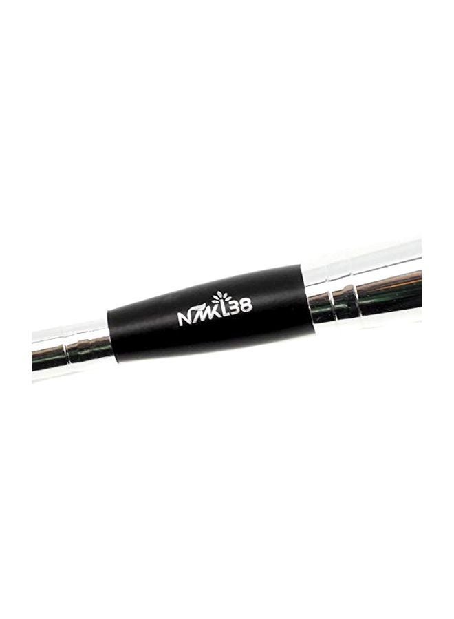 NMKL38 Double Ended Complexion Face Brush Silver/Black/Beige - Image 3