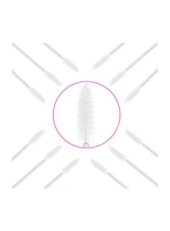 Akstore 100-Piece Disposable Eyelash Mascara Applicator Set White  - Image 3
