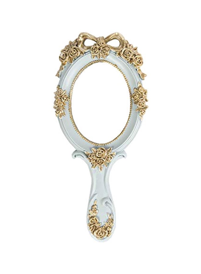 Oval Vanity Mirror Blue/Clear/Gold - v1570105631/N30490500A_1