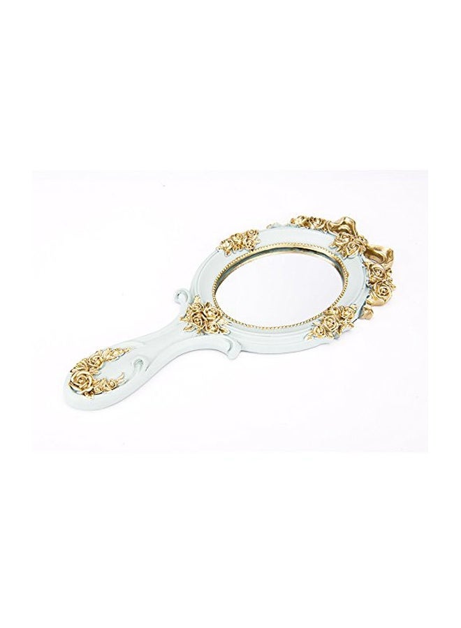 Oval Vanity Mirror Blue/Clear/Gold - v1570105631/N30490500A_2