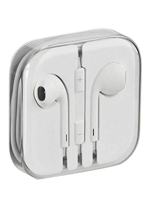 In Ear Wired Earphones With Mic For Apple iPhone 5/5S White