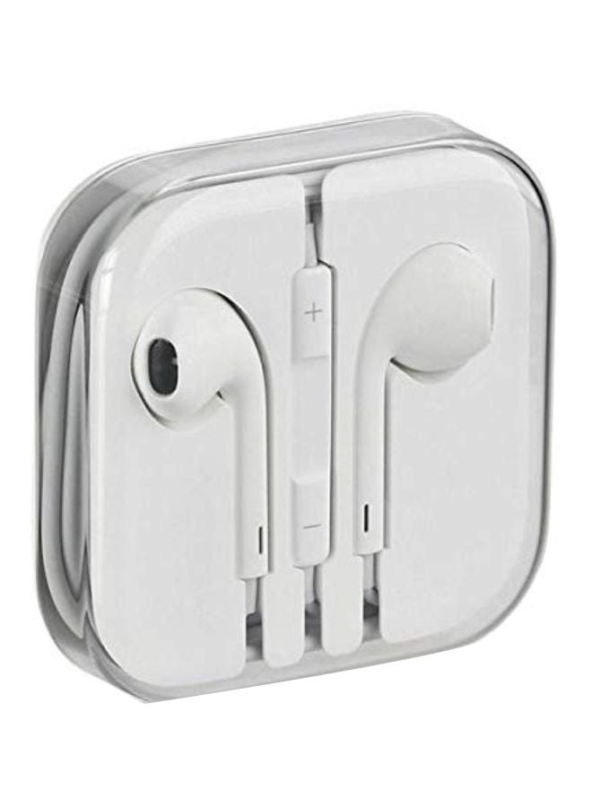 Generic - In Ear Wired Earphones With Mic For Apple iPhone 5/5S White - Image 1