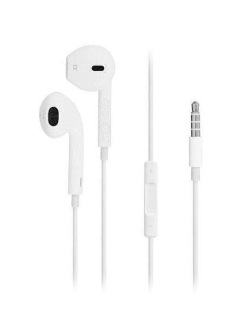 In Ear Wired Earphone With Mic For Apple iPhone 5/5S/5C White