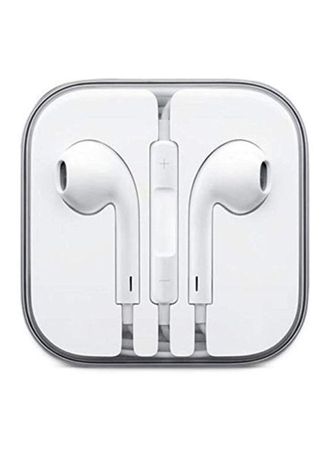 Wired In-Ear Earphone With Mic For Apple iPhone 5 White