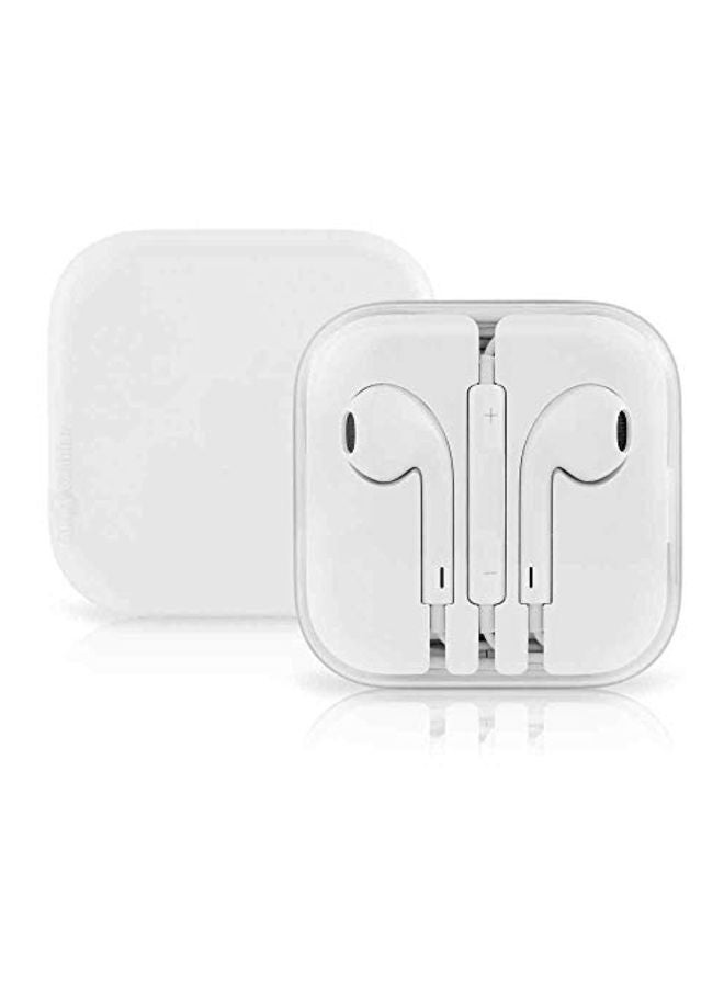 Generic - In Ear Wired Earphone With Mic For Apple iPhone 4/5/5S/6 White - Image 1