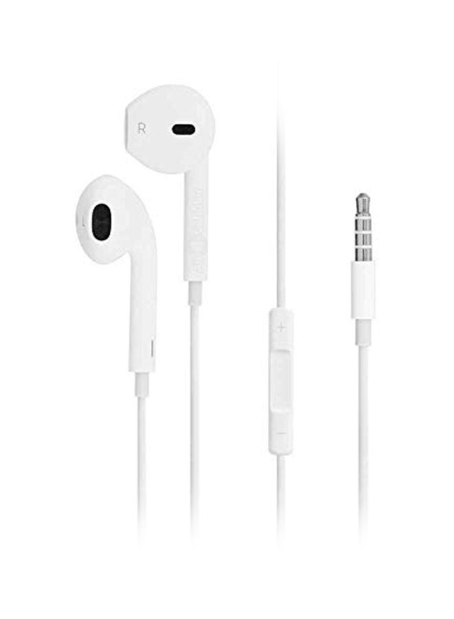 Generic - In Ear Wired Earphone With Mic For Apple iPhone 4/5/5S/6 White - Image 1