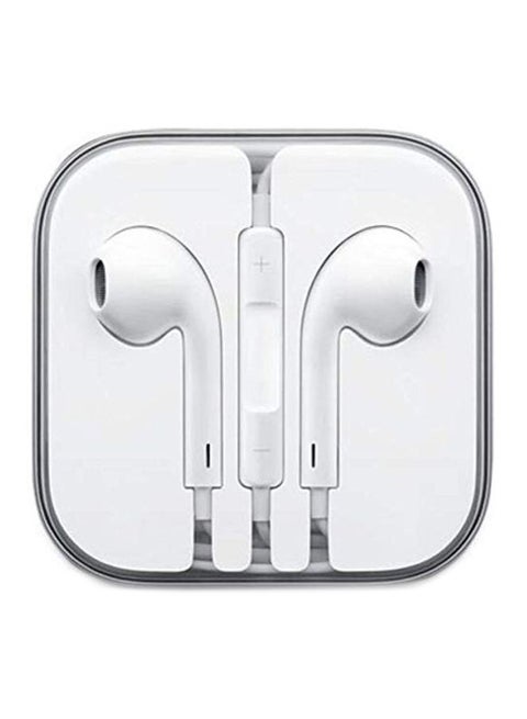 Wired In-Ear Earphone With Mic For Apple iPhone 5 White