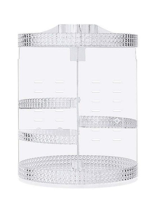 360 Degree Rotating Makeup Organizer Clear - Image 1