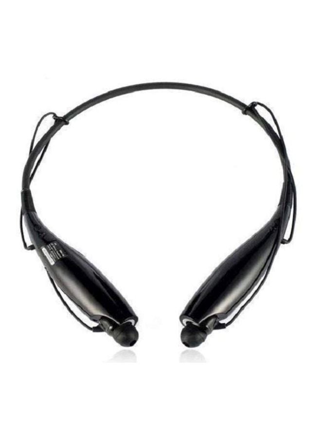In-Ear Wireless Bluetooth Headset With Neckband Black