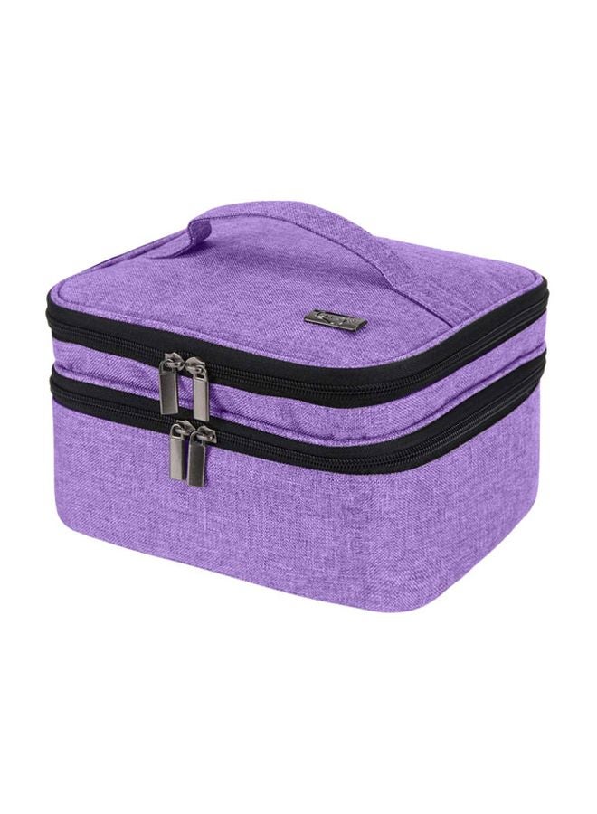 LUXJA Nail Polish Carrying Case Purple - Image 1