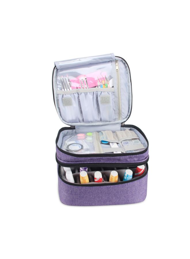 LUXJA Nail Polish Carrying Case Purple - Image 2