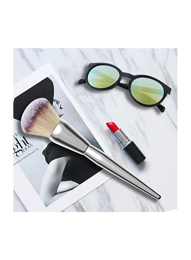Wechip Powder Makeup Brush Silver/Beige - Image 3