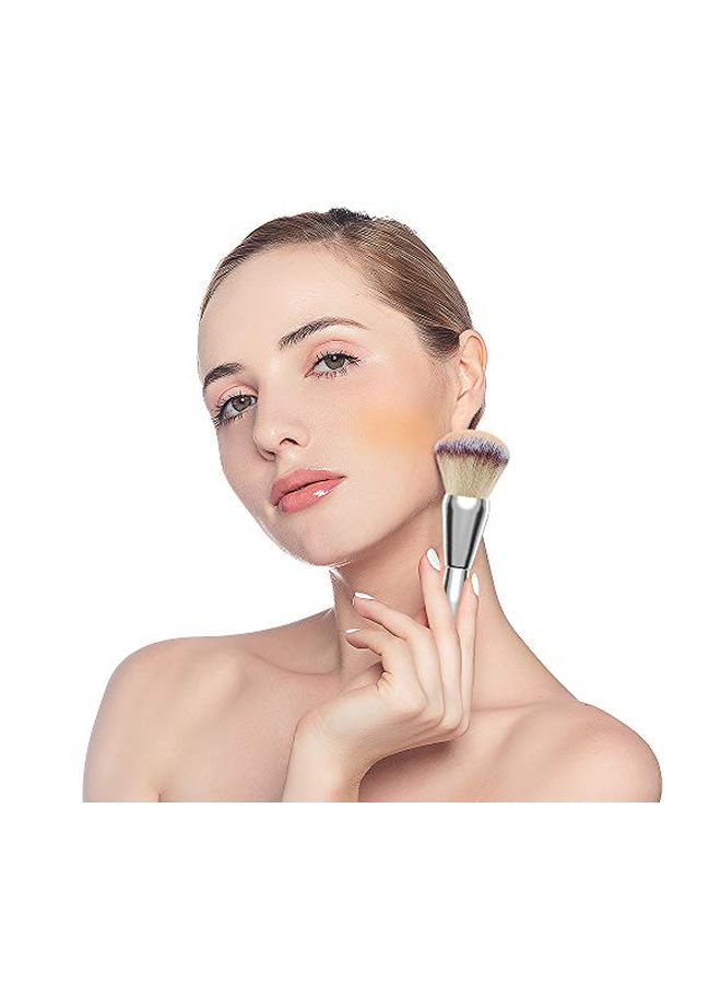 Wechip Powder Makeup Brush Silver/Beige - Image 2