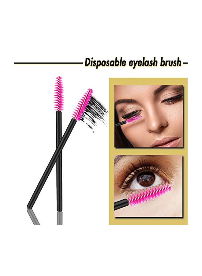 GoWorth 200-Piece Disposable Makeup Applicator Black/Pink/White - Image 3