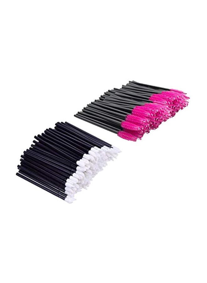 GoWorth 200-Piece Disposable Makeup Applicator Black/Pink/White - Image 1