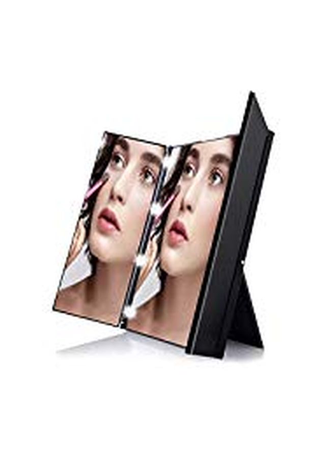 Zosam LED Tri-Fold Vanity Mirror White/Clear  - Image 2