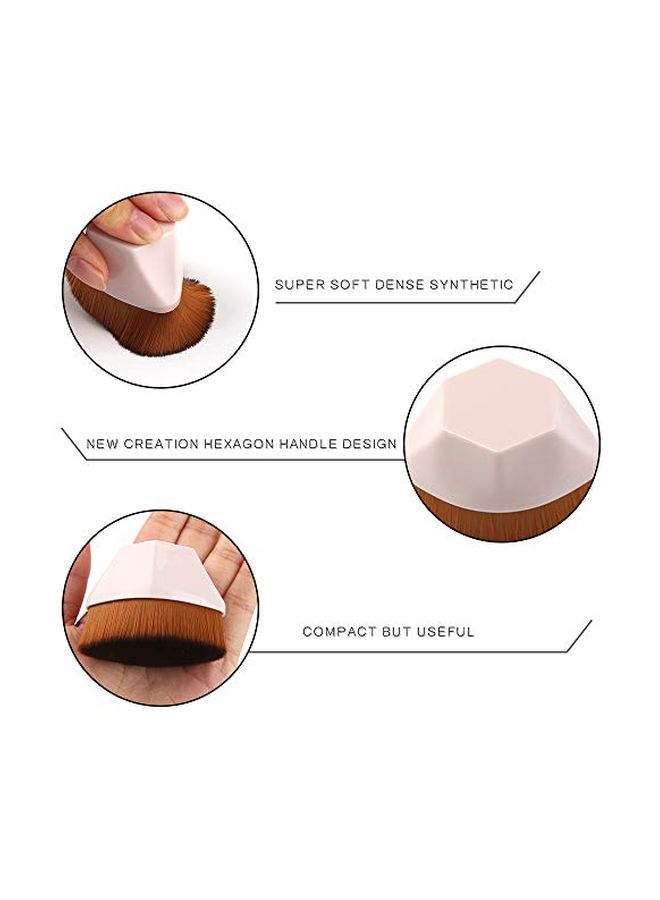 دوبيني فرشاة كريم أساس زهري/بني - Image 2