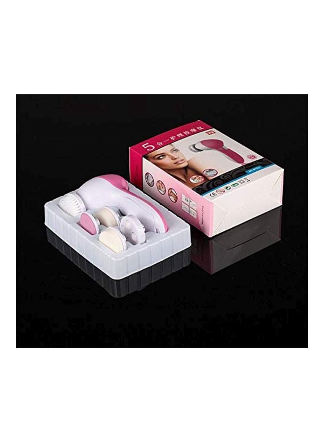 5-In-1 Exfoliation Massager White/Pink - Image 4