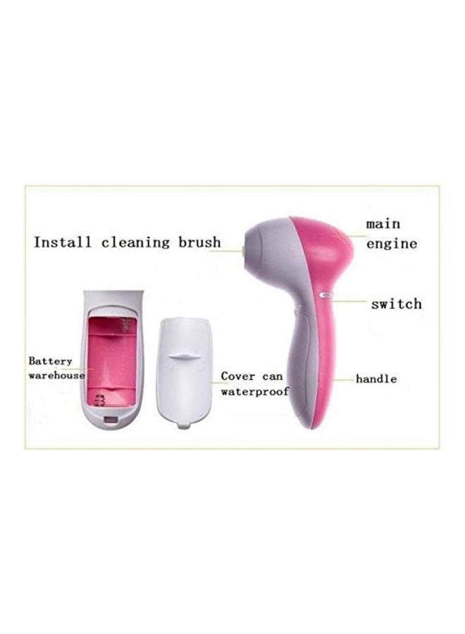 5-In-1 Exfoliation Massager White/Pink - Image 3