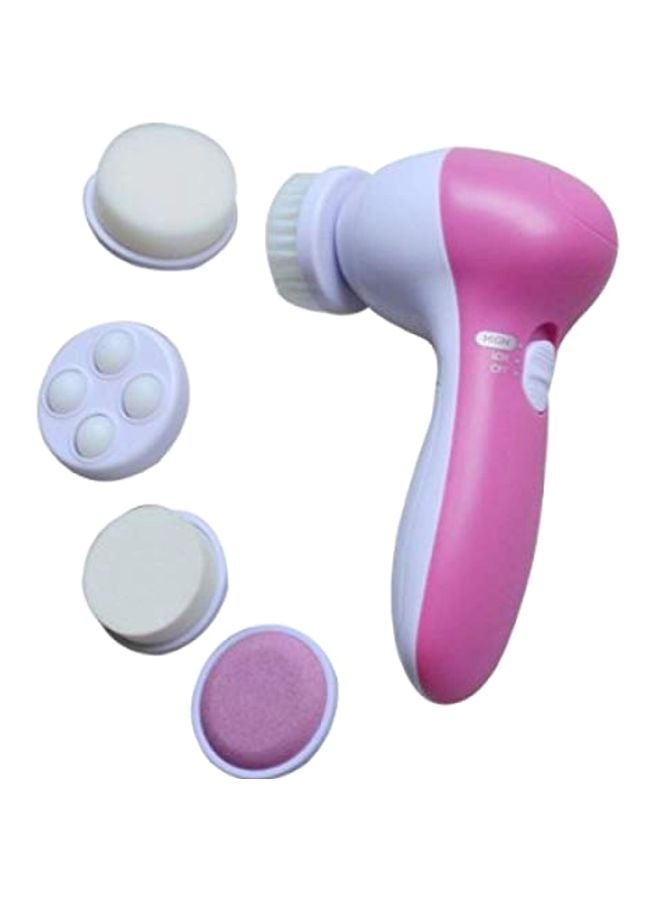 5-In-1 Beauty Care Massager White/Pink - Image 1