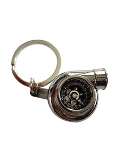 Turbo Keychain Silver