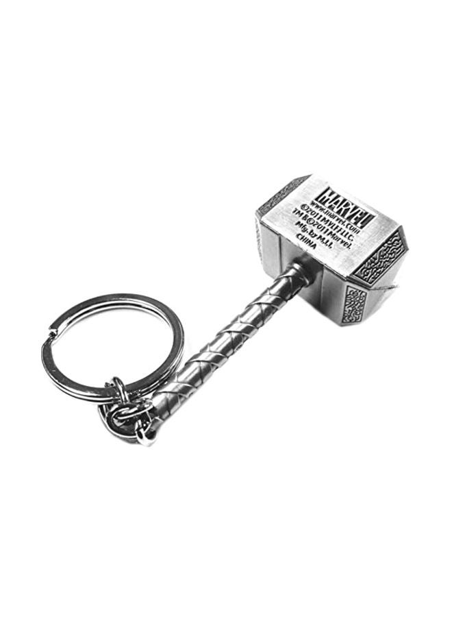 مارفل سلسلة مفاتيح مطرقة ثور أفنجرز فضي