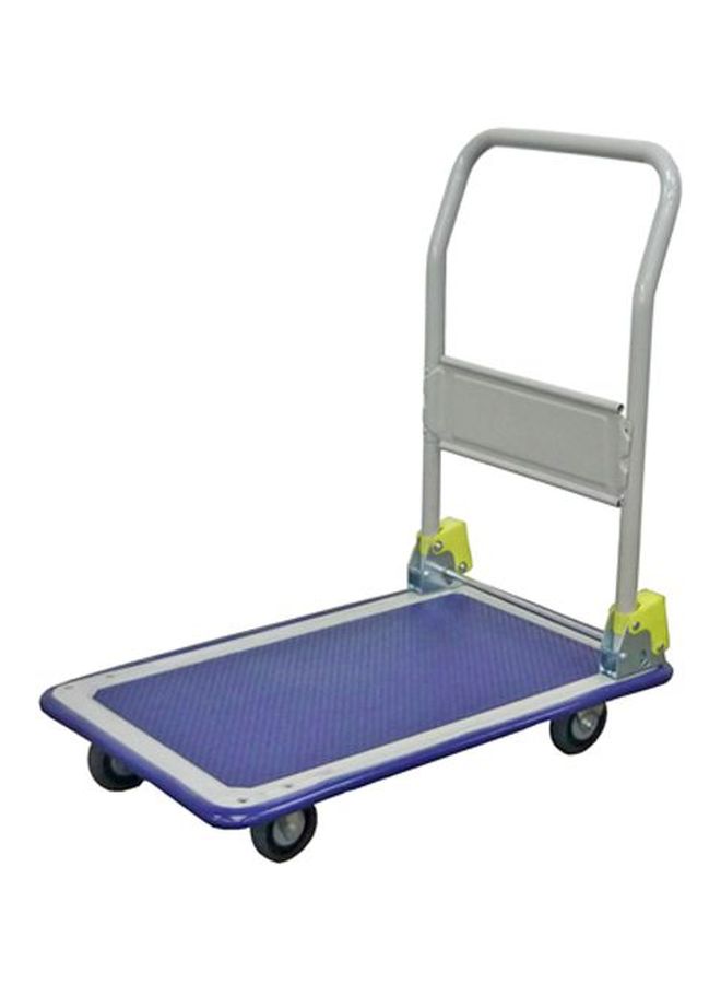 Foldable Platform Trolley Blue/Silver/Yellow 740x480x860mm