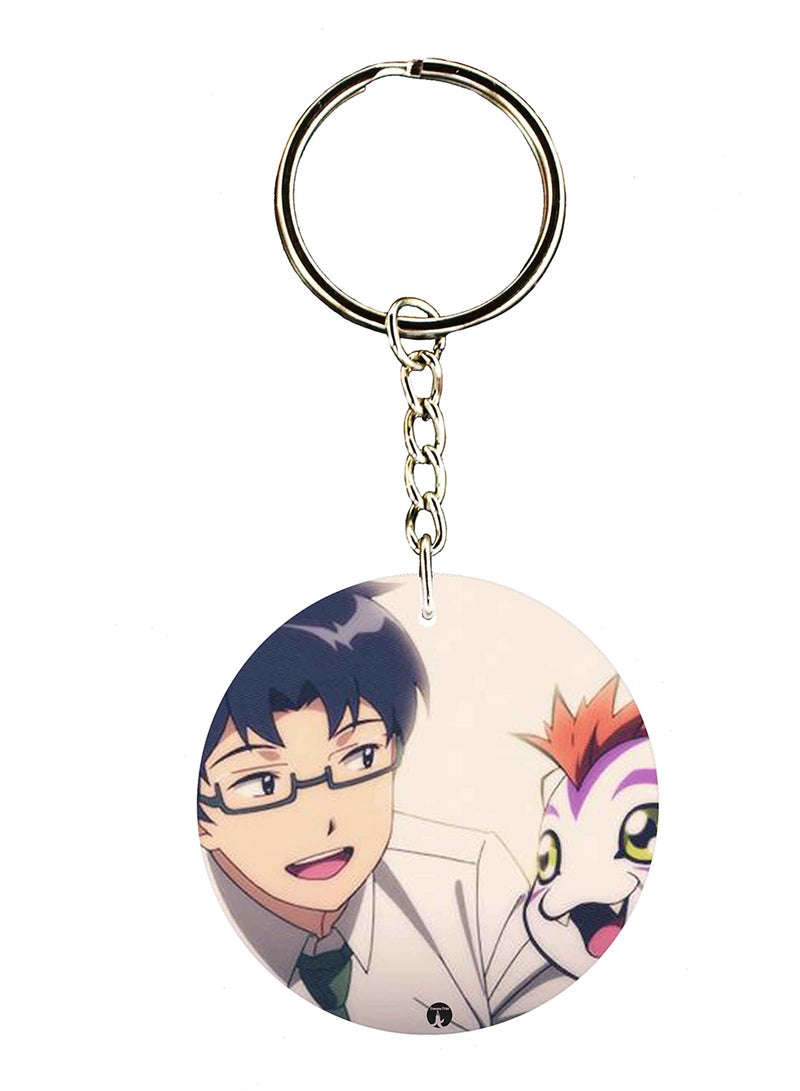 BP Double Side Anime Digimon Printed Keychain