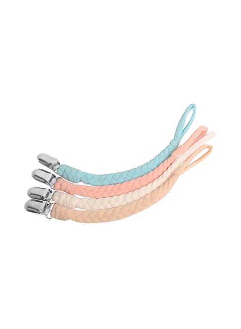 4-piece Soft Durable and Lightweight Pacifier Nipple Holder Set for Newborn Baby