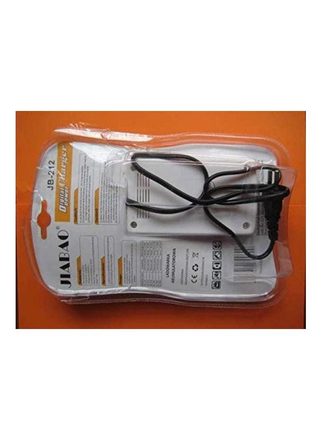 Jiabao - 4-Slot Battery Charger With Batteries White - Image 1