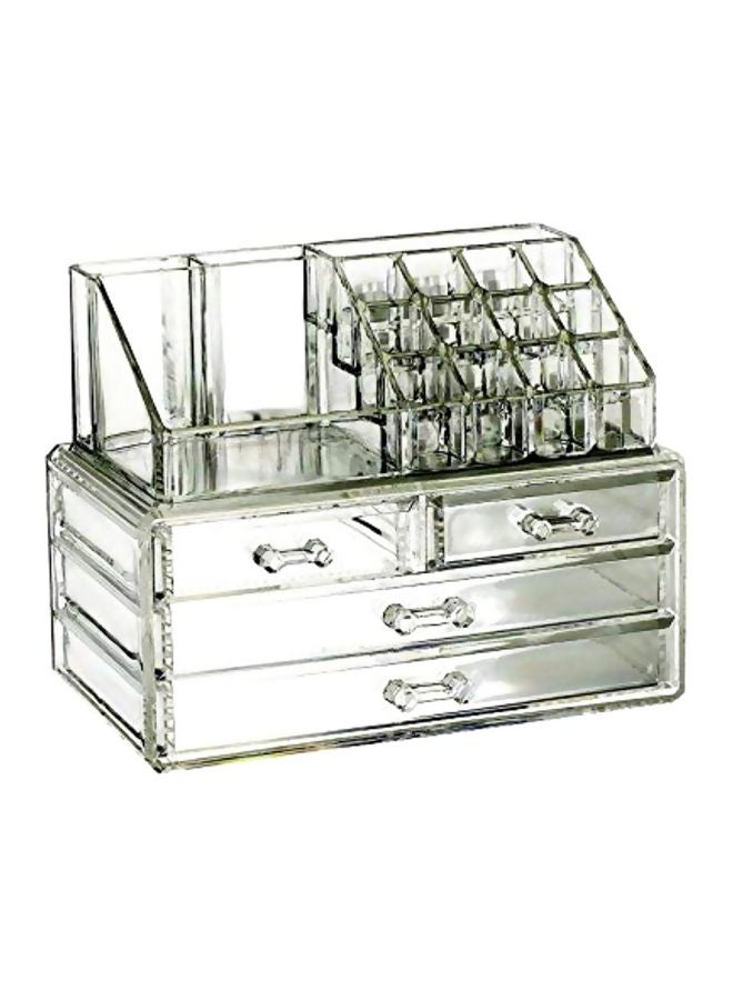 Makeup Organizer Set for Drawers Clear - Image 1
