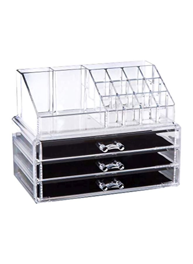 Generic Acrylic Cosmetic Organizer Clear - Image 1