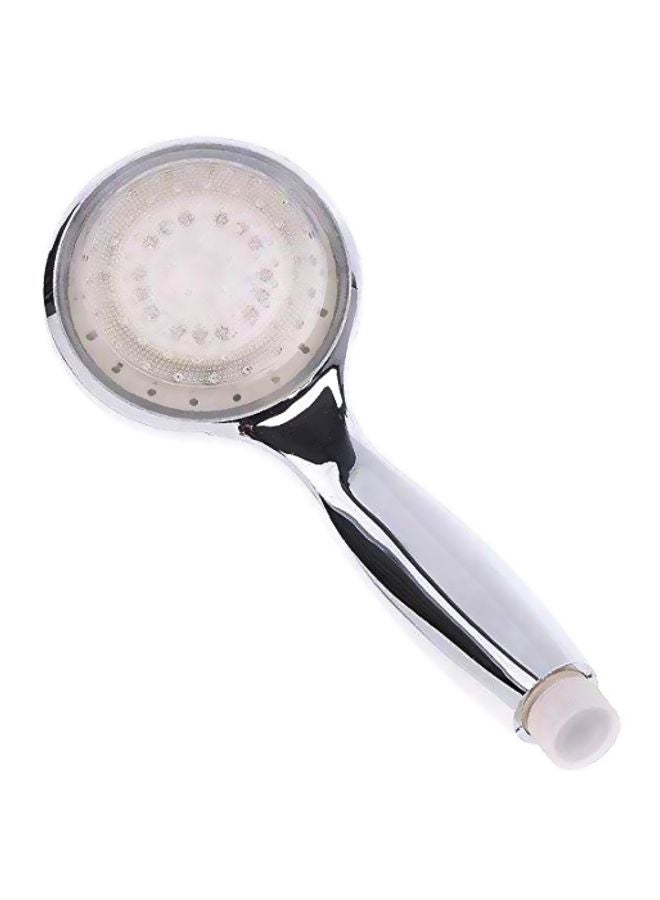 رأس دش بمصباح LED فضي - Image 1