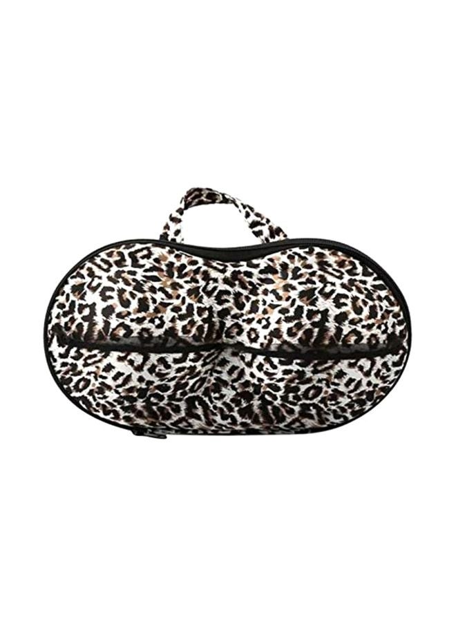 Travel Bra Organizer Black/White/Brown