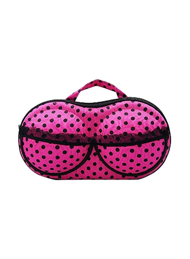 Claro - Polka Dotted Bra Organizer Pink/Black - Image 1