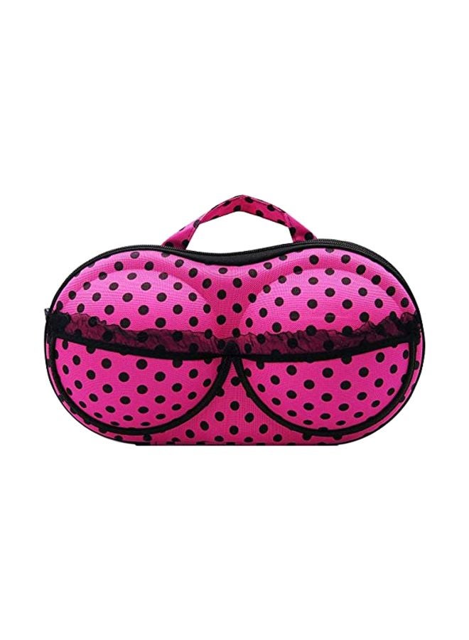 BeeCool Polka Dotted Bra Organizer Pink/Black 