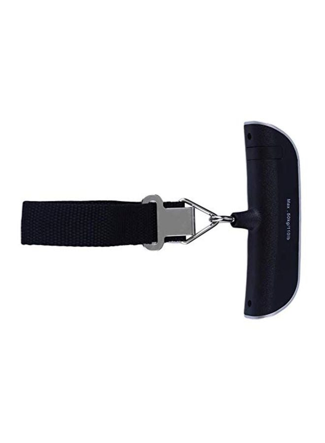 HB - Digital Luggage Scale With Green Backlight 50kg Silver/Black - Image 1