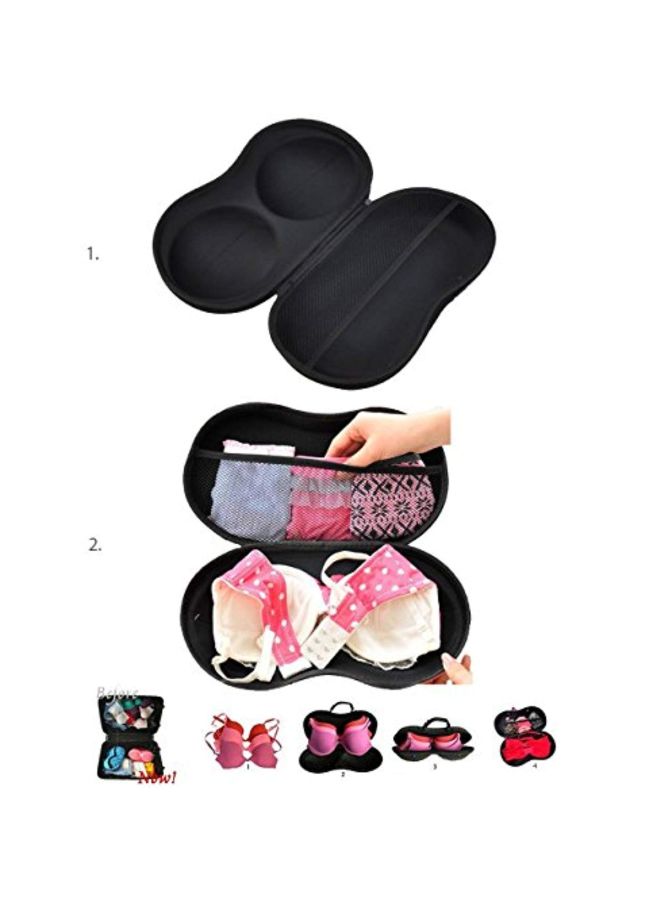 إن-جال منظم حقيبة سفر لحمالة الصدر وردي/أسود - Image 3