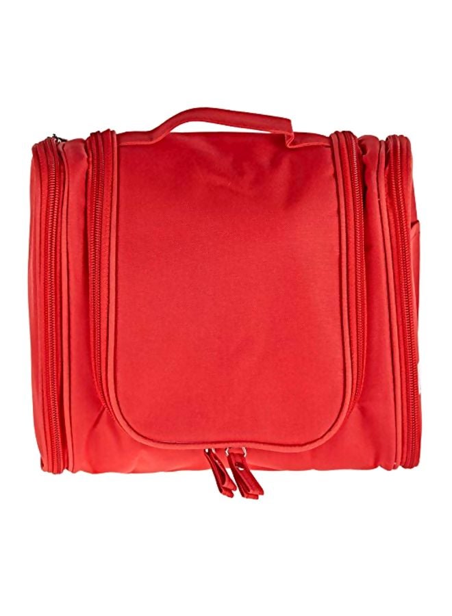 لي يينج حقيبة مستلزمات العناية الشخصية مصنوعة من مادة بلاستيك بي في سي أحمر - Image 1