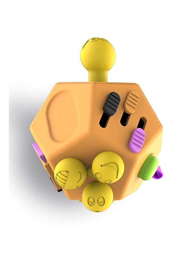 12-Side Holy Crystal Fidget Cube Toy 2 x 3 x 3.3inch