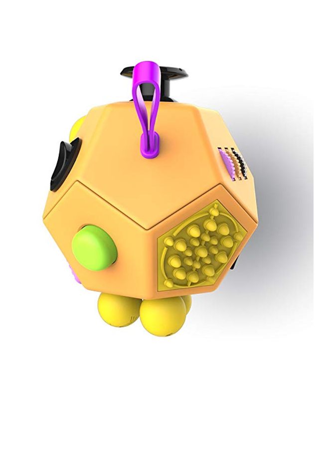 12-Side Holy Crystal Fidget Cube Toy 2 x 3 x 3.3inch