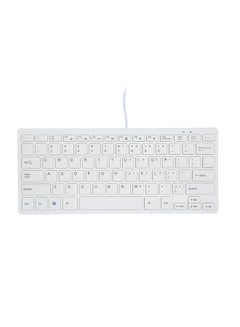 Generic High Grade Wired Mini Keyboard White  - Image 1