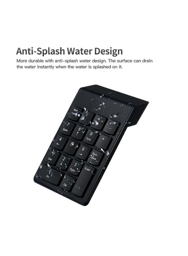 Generic Wireless Mini Numeric Keypad Black  - Image 4