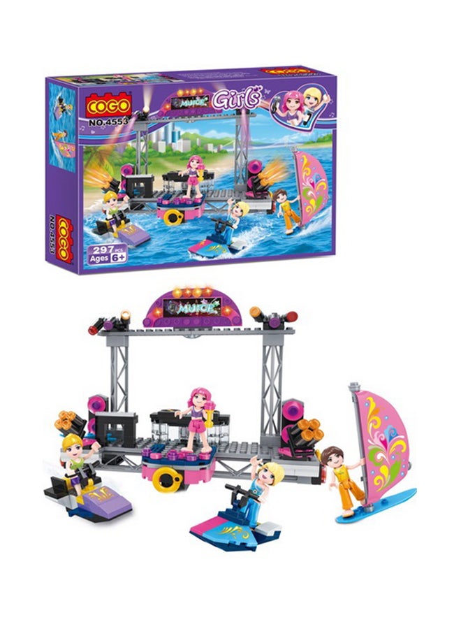 6937645545532 297-Piece Music Girl Magibrix Building Set 4553 6+ Years