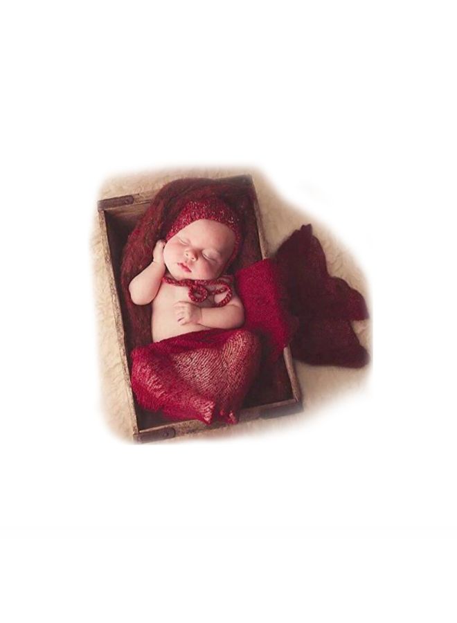 Cotton Wrap Photo Prop Romper - Image 4