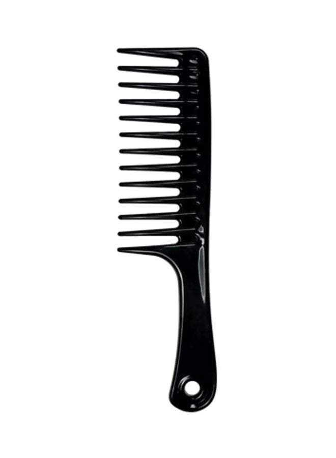 Wide Toothed Detangling Comb Black