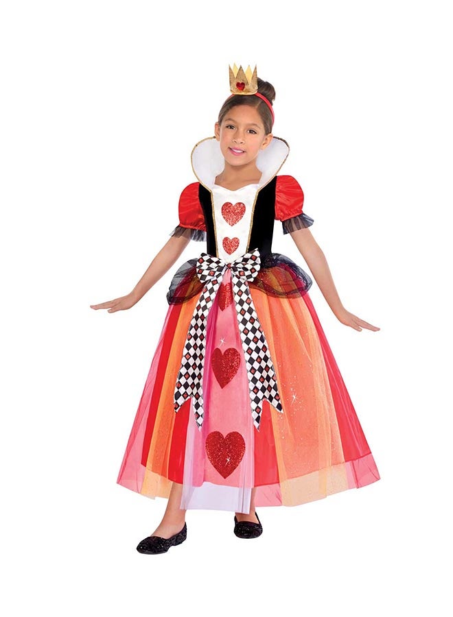 COSTUMES USA Queen Of Heart Costume, Cosplay Costume for Girls 