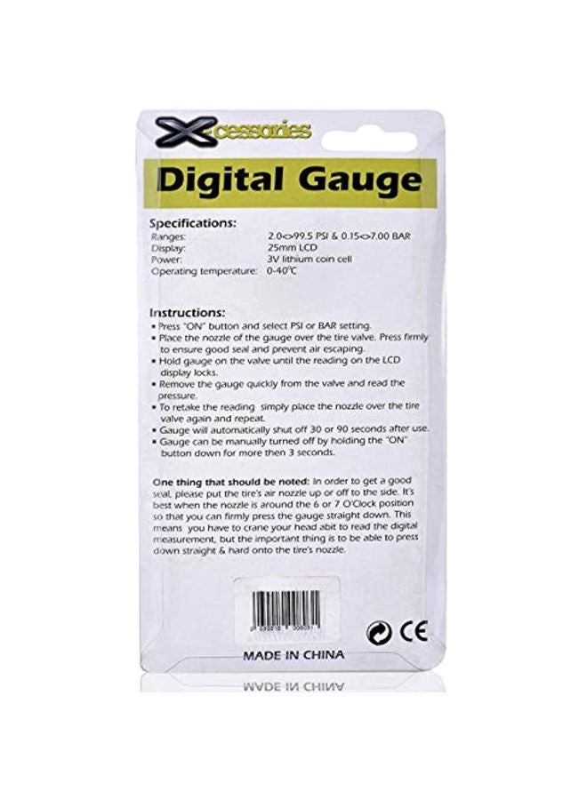 XCESSORIES Digital Tire Monitoring Gauge - Image 2