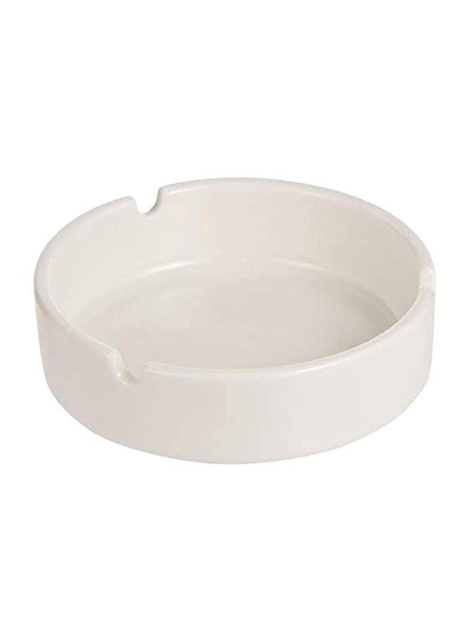 Blossom Household Ceramic Round Ashtray Ivory XL  - Image 1
